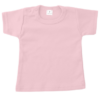 T-shirt korte mouw uni - roze