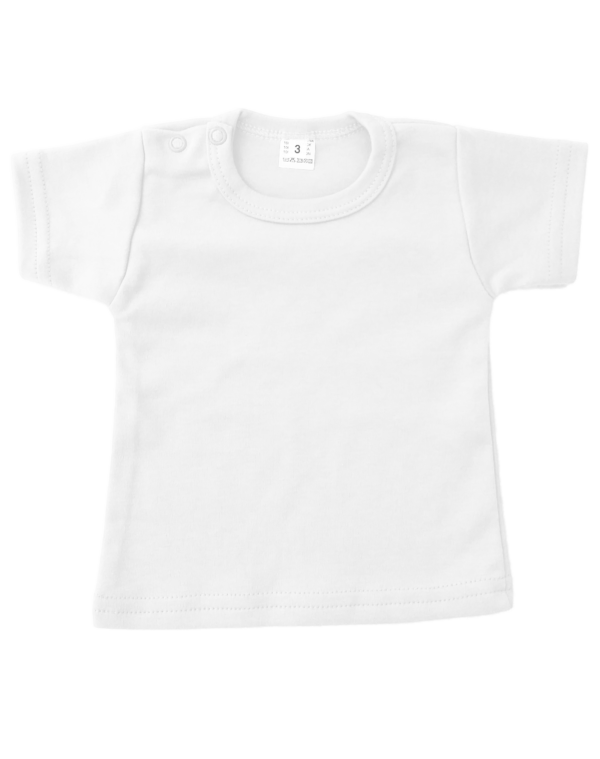 T-shirt korte mouw uni - roze - Afbeelding 2