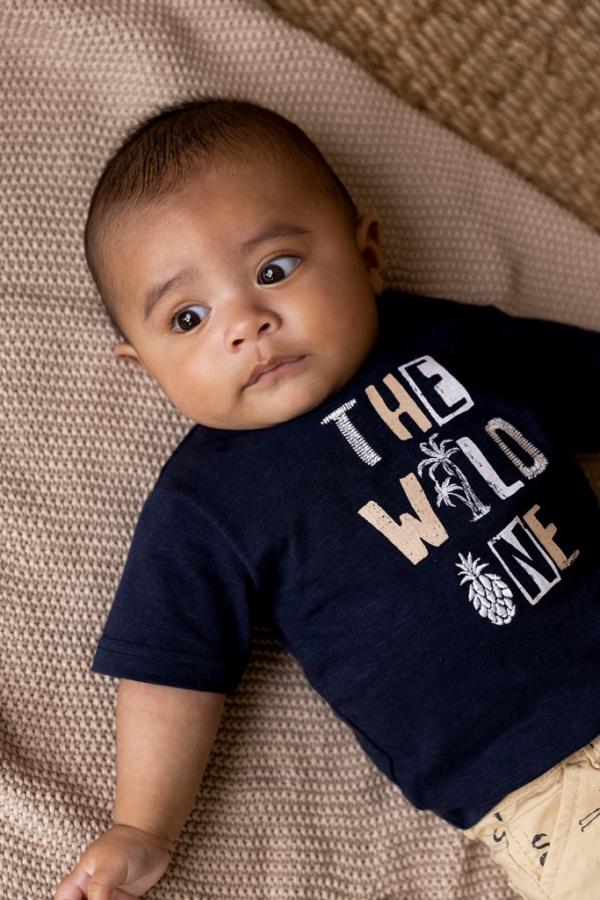 V42527 Dirkje shirt  the wild one - navy - 62 - Afbeelding 3