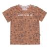 V42576 Dirkje jongens shirt - rusty brown
