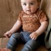 V42576 Dirkje jongens shirt - rusty brown - Afbeelding 3
