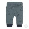N271 Dirkje jongens babybroekje dusty green met print - Afbeelding 2