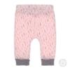 N212 Dirkje meisjes babybroekje roze met print - 44 - Afbeelding 2