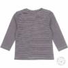 N214 Dirkje meisjes babyshirt streep navy / pink - 50 - Afbeelding 3