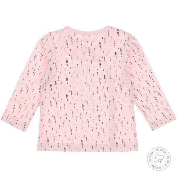 N213 Dirkje meisjes babyshirt "you are loved" - roze - 44 - Afbeelding 2