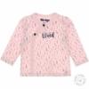 N213 Dirkje meisjes babyshirt "you are loved" - roze - 44