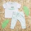 Jollein setje: Broekje & T shirt - Happy croco - maat 56 - Afbeelding 3