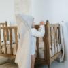 Koeka omslagdoek Antwerp wafel/badstof - sand - Afbeelding 3