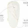 Puckababy The Original Piep baby inbakerdoek (0-3mnd) - Pure (beige) - Afbeelding 3