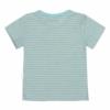 F42581 Dirkje jongens T-shirt korte mouw zeegroen gestreept - Afbeelding 2