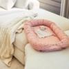 Jollein Deken spring knit gevoerd met coral fleece - ivory / off white - Afbeelding 3
