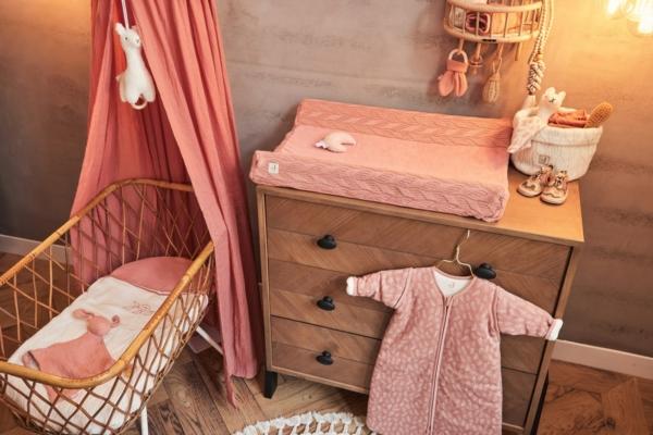 Jollein hoeslaken jersey - rosewood - Afbeelding 3