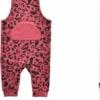 Jollein Salopette Leopard - maroon red - 74/80