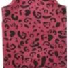 Jollein Salopette Leopard - maroon red - 74/80 - Afbeelding 2
