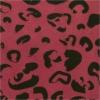 Jollein Salopette Leopard - maroon red - 74/80 - Afbeelding 4