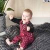 Jollein Salopette Leopard - maroon red - 74/80 - Afbeelding 5