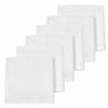 Meyco monddoekjes badstof (6-pack) - wit