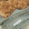 Meyco deken teddy mini knots - Forest green - Afbeelding 4