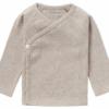 Noppies overslag shirt lange mouw Nanyuki - taupe melange