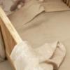 Meyco hydrofiele swaddles 2-pack branches - sand - 120X120CM - Afbeelding 4