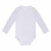N59 Dirkje basic romper lange mouw wit