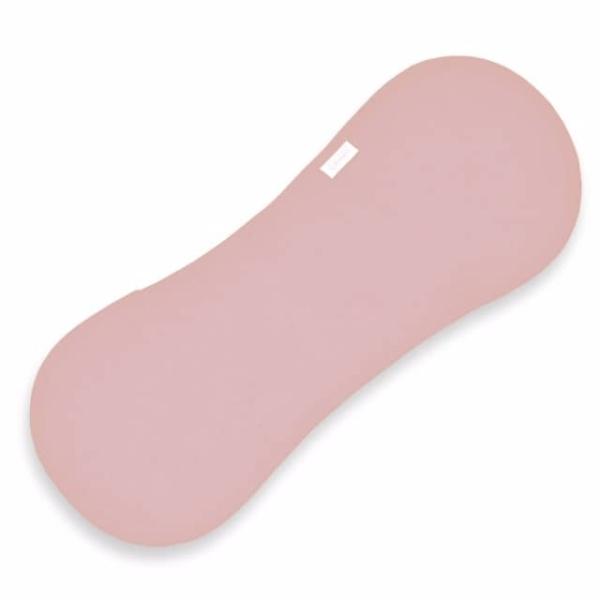 Funnies spuugdoek badstof (schouder) uni line - blush / baby pink