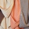 Jollein badcape wrinkled cotton 75x75 - rosewood - Afbeelding 3