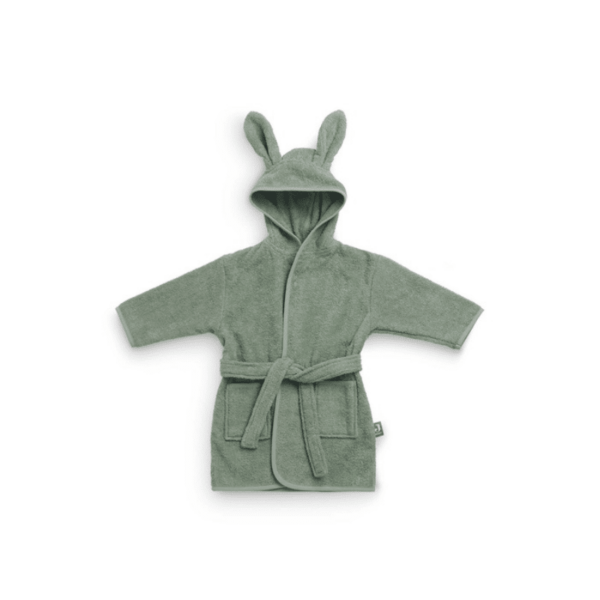 Jollein badjas  1-2 jaar - ash green