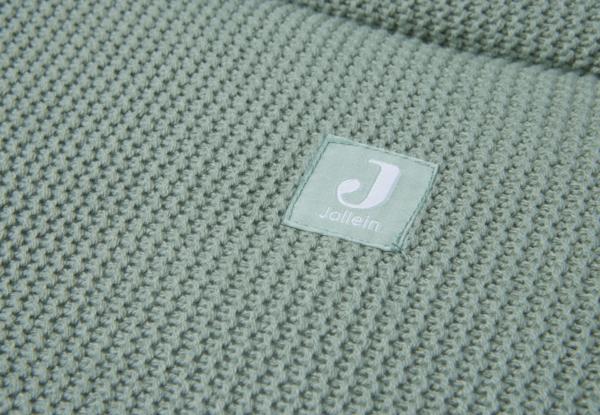 Jollein Boxkleed Basic Knit 95cm - Rond - Forest green - Afbeelding 5