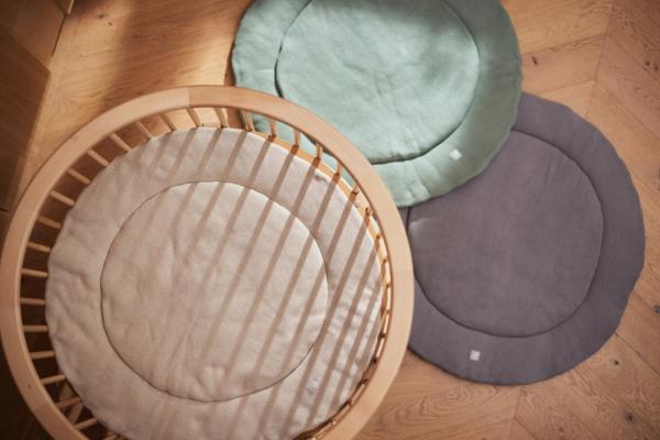 Jollein Boxkleed Basic Knit 95cm - Rond - Forest green - Afbeelding 2