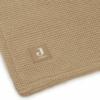 Jollein Deken Basic Knit gevoerd met coral fleece - biscuit - Afbeelding 2