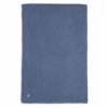 Jollein Deken Basic Knit gevoerd met coral fleece - jeans blue