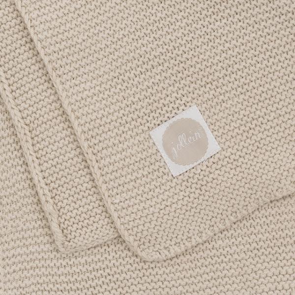 Jollein Deken basic knit - nougat - Afbeelding 2