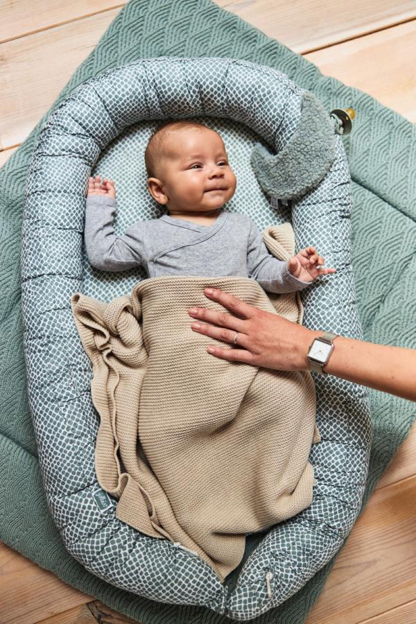Jollein Deken basic knit - nougat - Afbeelding 4