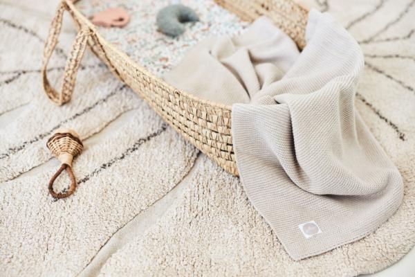 Jollein Deken basic knit - nougat - Afbeelding 3