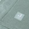 Jollein Deken Basic Knit gevoerd met coral fleece - Forest Green - Afbeelding 4