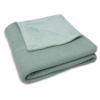 Jollein Deken Basic Knit gevoerd met coral fleece - Forest Green - Afbeelding 5