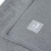 Jollein Deken Basic Knit gevoerd met coral fleece - Stone Grey - Afbeelding 6