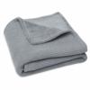 Jollein Deken Basic Knit gevoerd met coral fleece - Stone Grey - Afbeelding 7