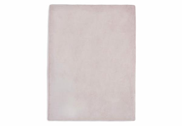 Jollein Deken Basic Knit gevoerd met coral fleece - Pale Pink - Afbeelding 6