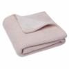 Jollein Deken Basic Knit gevoerd met coral fleece - Pale Pink - Afbeelding 8