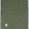 Jollein Deken Pure knit gevoerd met velvet - leaf green (Gots/100% organisch katoen)