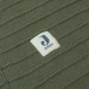 Jollein Deken Pure knit gevoerd met velvet - leaf green (Gots/100% organisch katoen) - Afbeelding 3