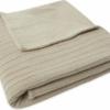 Jollein Deken Pure knit gevoerd met velvet - nougat (Gots/100% organisch katoen) - Afbeelding 4