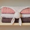 Jollein Deken wrinkled cotton - rosewood - Afbeelding 3