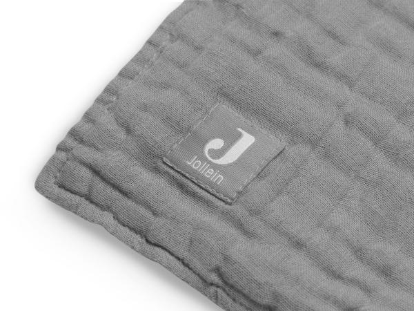 Jollein Deken wrinkled cotton - storm grey - Afbeelding 7