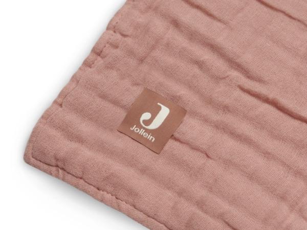 Jollein Deken wrinkled cotton - rosewood - Afbeelding 5