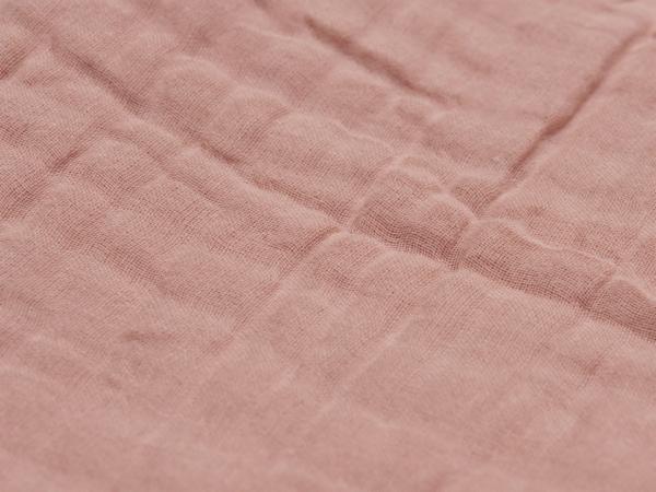 Jollein Deken wrinkled cotton - rosewood - Afbeelding 6
