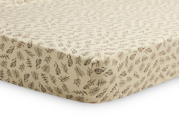 Jollein hoeslaken jersey - meadow - chestnut - Afbeelding 3