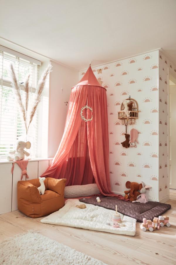 Jollein Klamboe Vintage 245cm - Rosewood - Afbeelding 3